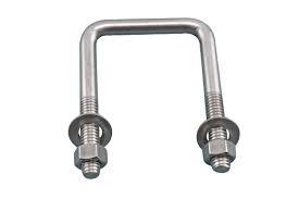 SQ U BOLT 3/8" x 3" x 4"