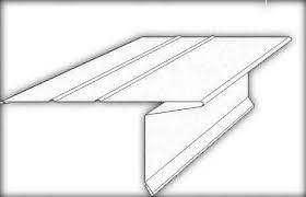 STYLE D ROOF EDGE WHITE 10'