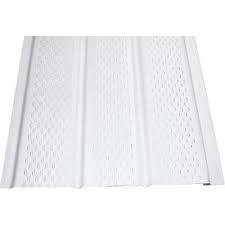 KLAUER SOFFIT VENTED WHITE