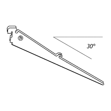 12" ANGLED BRACKET/SHOE SHELF