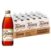 TEJAVA Original Black Tea, Glass Bottle, 12oz, 24 / Carton