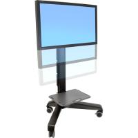 Ergotron Neo-Flex Mobile MediaCenter VHD Cart - 37" to 55" Screen Support - 90 lb Load Capacity - 1 x Shelf(ves) - Black
