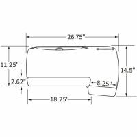 Workrite Ergonomics Mounting Tray for Keyboard, Mouse - Black