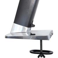 Ergotron Grommet Mount for Workstation - Polished Aluminum, Black - Steel - Polished Aluminum, Black