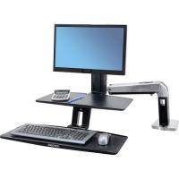 Ergotron  Desktop Display Stand - 24" Screen Support - 20 lb Load Capacity - Height Adjustable - 24" Screen Support - 20 lb Load Capacity - 75 x 75, 100 x 100 - VESA Mount Compatible - 1 Each