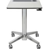 Ergotron LearnFit® Sit-Stand Desk - Melamine Laminate X-shaped Base - 4 Legs - 15 lb Capacity - Adjustable Height - 29" to 44" Adjustment x 24" Table Top Width x 22" Table Top Depth - 45" Height