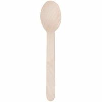 Eco-gecko Wooden Spoons, 6.5 Inch - 1000/Carton