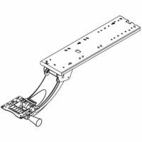 Workrite Ergonomics Pinnacle AD Mounting Arm for Keyboard - Black - Height Adjustable