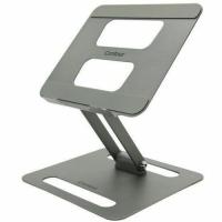 Contour Laptop Riser - 9.3" Height x 8.4" Width x 1.8" Depth - Desktop - Steel - For Notebook, Office, Home - Ergonomic, Robust, Portable, Adjustable