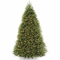 National Tree Dunhill Christmas Tree - Clear, Green - 9 ft