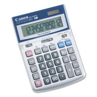 Canon HS-1200TS 12-Digit Angled Display Calculator - 12 Digits - LCD - Battery/Solar Powered - 1.4" H x 4.8" W x 6.7" D