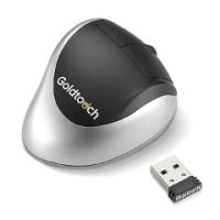 Goldtouch Bluetooth Comfort Mouse & Dongle Adapter, Right-Handed