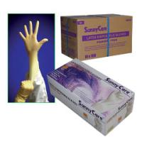 Latex Gloves - 6.5 mil Powder-free - Ambidextrous - Ivory - Small - 1000 / Carton