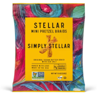 Stellar Pretzel Braids - Original Vegan  Butter w/ Sea Salt - 1.50 oz - 24 / Carton