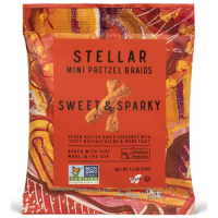 Stellar Pretzel Braids - Sweet & Sparky - Spicy Buffalo - 1.50 oz - 24 / Carton