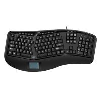 Adesso  Tru-Form Ergonomic Touchpad Keyboard, Wireless, 1/EA