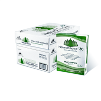 Natural Choice 30% Recycled Multipurpose Copy Paper - FSC Certified - 20# - 96 Bright - 8.5X11 - 5000/Carton - White