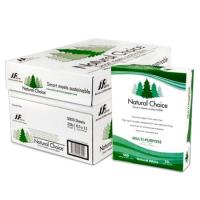 Natural Choice Multipurpose Copy Paper, 8.5x11, 92 Bright, 20 lbs, 10 Reams/Carton - White