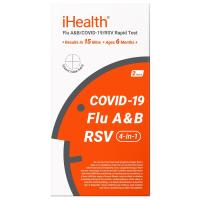 iHealth Flu A&B, RSV, COVID-19 4 in 1 Rapid Test - 2 Tests