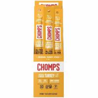 CHOMPS Chomplings Snack Sticks - Gluten-free, No MSG, Preservative-free, Low Sodium, Low Fat - Original Turkey - 1.15 oz - 24 / Pack