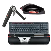Contour Travel Kit RollerMouse Red + Balance Keyboard , Laptop Stand, Soft Bundle, 1/ea