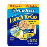 StarKist Lunch-To-Go Albacore Mix Your Own Tuna Salad, 4.1 Ounce Kit, 12/CT