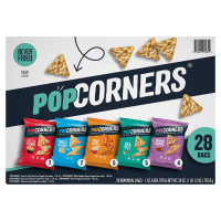 PopCorners 4-Flavor Popped Corn Chips Snacks Variety Pack, Box Of 28 Bags