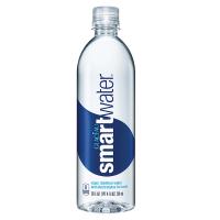 Glaceau Smartwater 20 fluid ounce Vapor Distilled Water, 24/Case