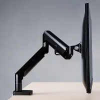 Workrite Ergonomics JIBE Mounting Arm for Monitor - Black- 1.0 Display(s) Supported - 20" to 27" Screen Support - 20 lb Load Capacity - 75 x 100