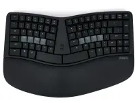 Kinesis mWave for PC Mechanical Keyboard, Quiet, Linear Red Low Profile Mechanical Switches. Black Case, 1/EA