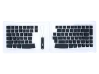 Kinesis Black Blank (ABS) Keycap Set. 85 Keycaps & Puller, 1/PK