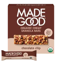 MadeGood Organic Chocolate Chip Granola Bars, .85 oz, 28/CT