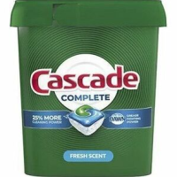 Cascade Complete Fresh ActionPacs - 22.50 oz (1.41 lb) to - Fresh Scent - Phosphate-free - Green - 43/Pack - 6 / Carton