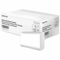 Embossed Multi-Fold Hand Towels - Multifold - Bright White - 16 / Carton