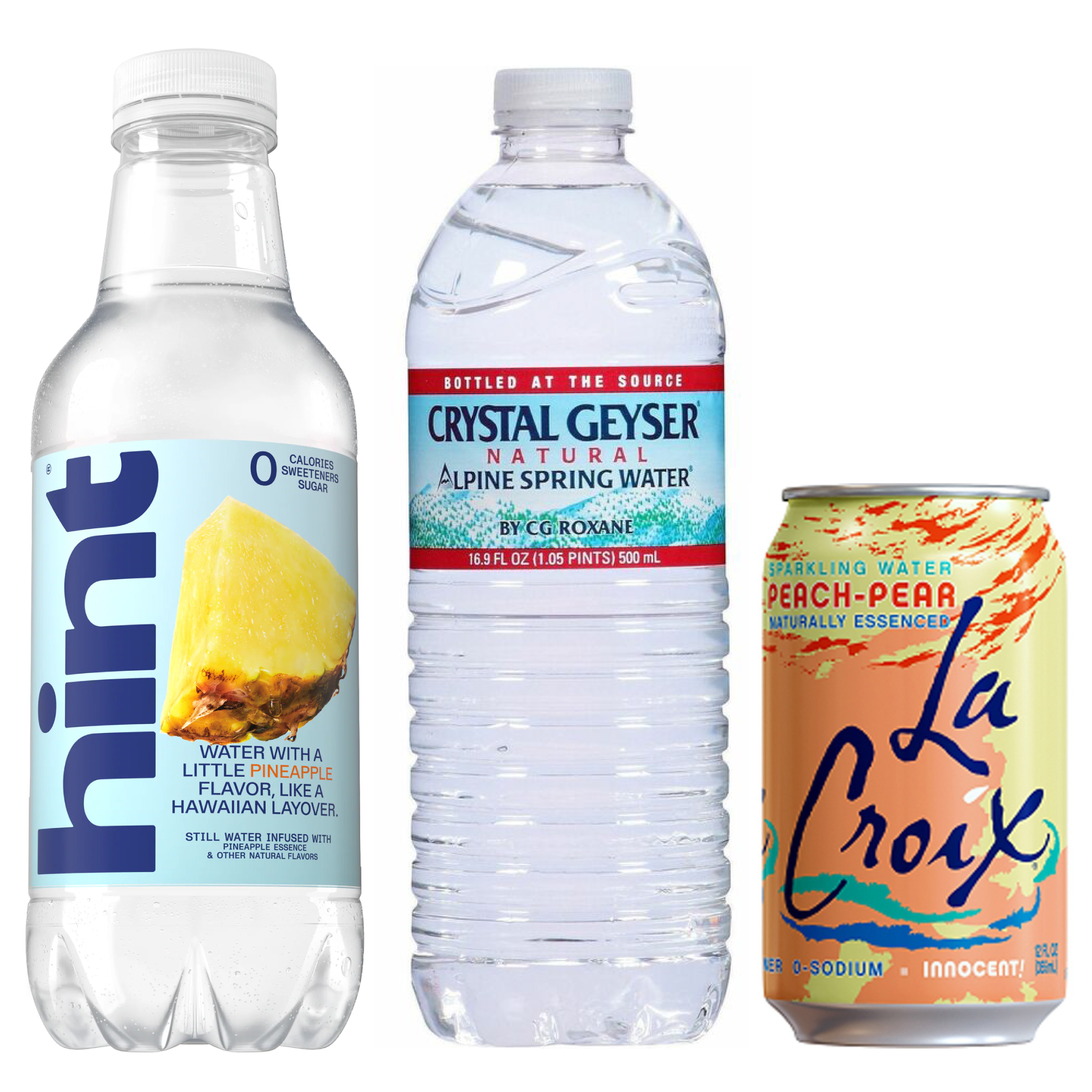 Still, Sparkling & Flavored Waters