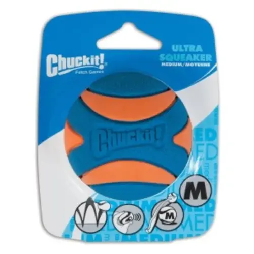 CHUCK IT ULTRA SQUEAKER BALL MED