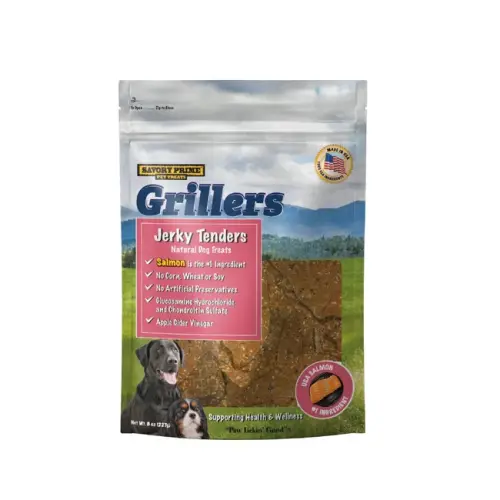 GRILLERS SALMON TENDERS 8OZ