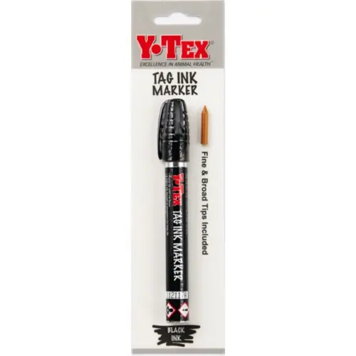 Y-TEX BLACK MARKING TAG PEN