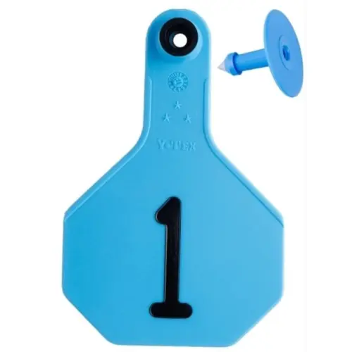 Y-TEX 3STAR BLUE #1-25 EAR TAG