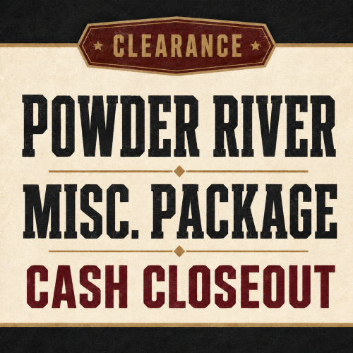 Powder River Bolt Hinge Package – $120 Cash Closeout