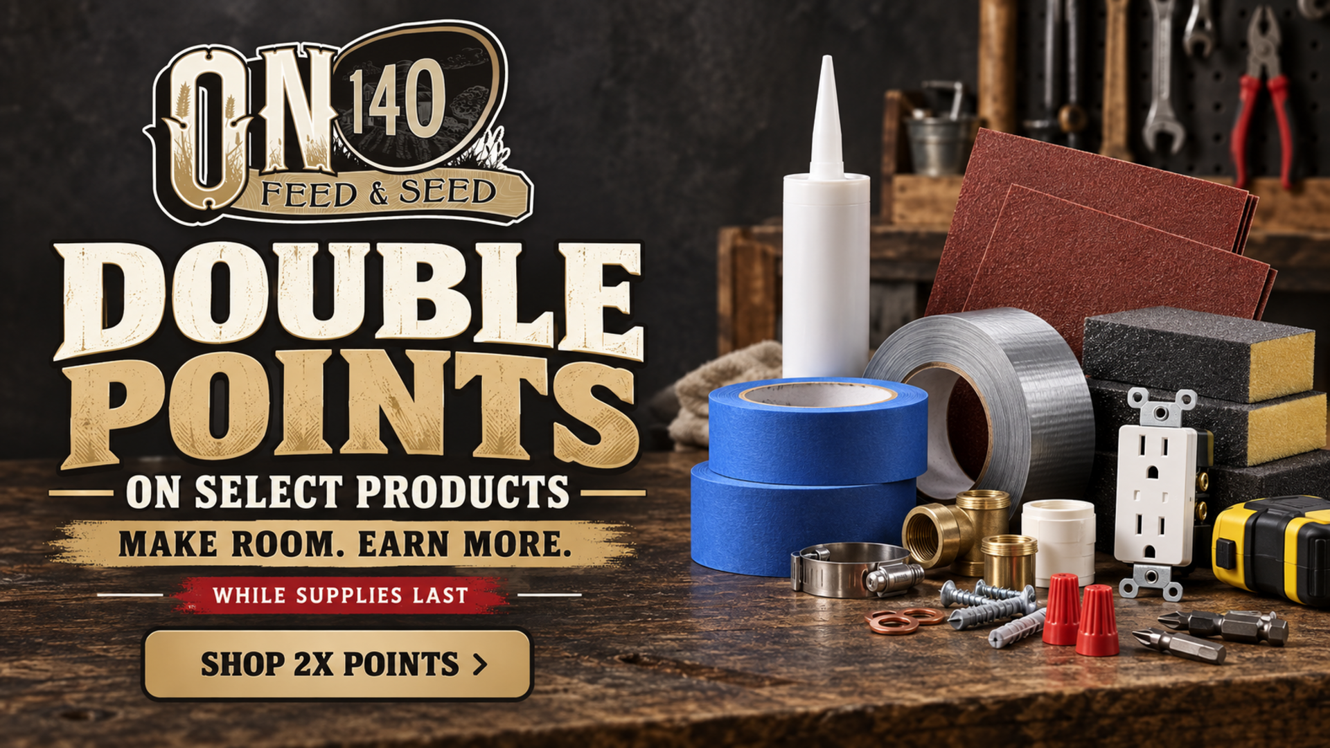 Earn 2X Bonus Points on select products