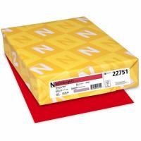 Astrobrights Colored Cardstock - Letter - 8 1/2" x 11" - 65 lb Basis Weight - Durable, Heavyweight, Acid-free, Lignin-free, Chlorine-free - Re Entry Red - 250 Sheets - 250 / Pack COPY