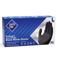GLOVE,NITRILE,PF,LG,BLCK 100/B