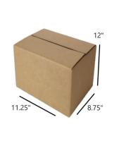 11¼ x 8¾ x 12" Box Light-weight, budget-friendly corrugated shipping box (BX11875)