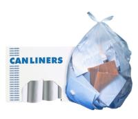NAPCO Can Liners, 1.10 MIL Clear Can Liner, 40X46, 40-45 GALLON, (Clear Can Liner), (40X46), (40-45 Gallon), (Sold by CT of 125), (5 RL/25 EA)