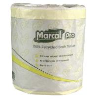 Marcal 2-Ply Standard Bathroom Tissue - 2 Ply - 4.00" x 3.10" - 400 Sheets/Roll - White - Fiber - 96 / Case  (SPCNP962U) (NP962U) Toilet Tissue