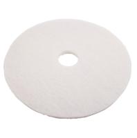 Performance Plus Round Polishing Pad White 19" 5 EA/CT, (SPCPWH19), (PWH19),  (POLISHING PADS), (FLOOR PADS)