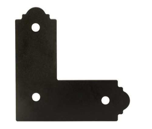ORNAMENTAL L STRAP 4" BLK - ZMAX