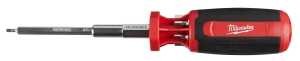 MILWAUKEE 48-22-2134 HEX MULTI-BIT SCREWDRIVER, 1/4" DRIVE
