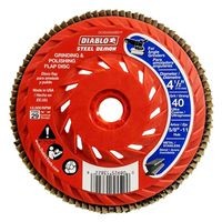 4-1/2 in. Steel Demon Flap Disc 40 Grit - with Speed Hub